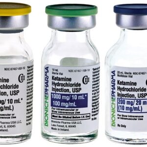 Ketamine HCl 500mg/5mL (100mg/mL) Injection Multiple Dose Vial 5 mL, Box 10, CIII